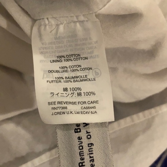 J. Crew cocktail hour ruffled tired stripe skirt 4​ - Picture 6 of 7